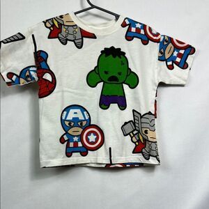 Zara Marvel characters t-shirt size 3